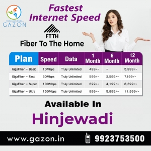 Gazon Fiber Internet Hinjewadi